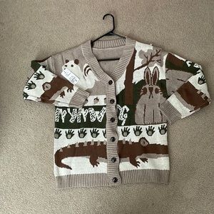 animal print sweater